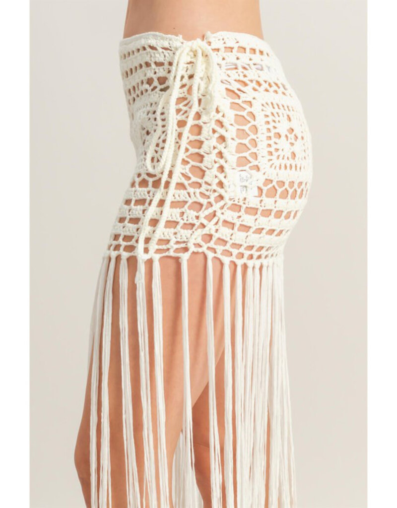 Hyfve Crochet Fringe Skirt