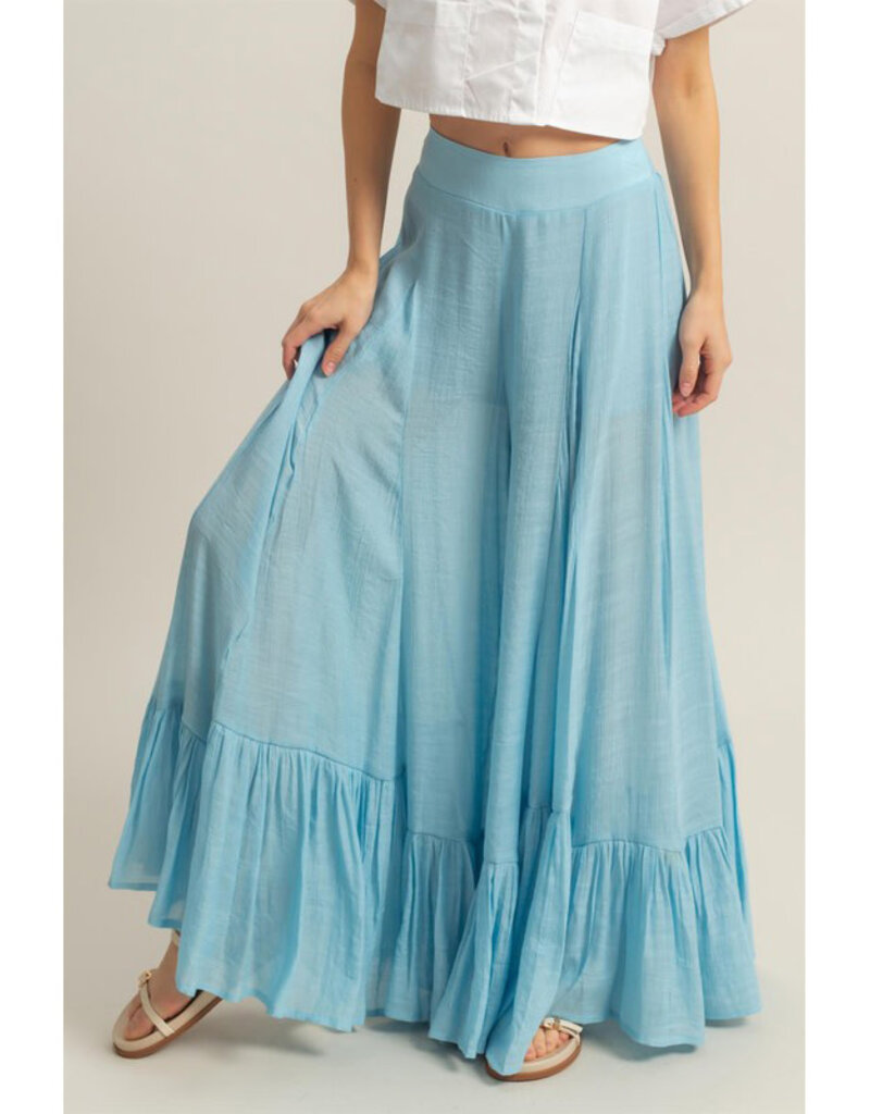 Hyfve Semi Sheer Ruffle Pants