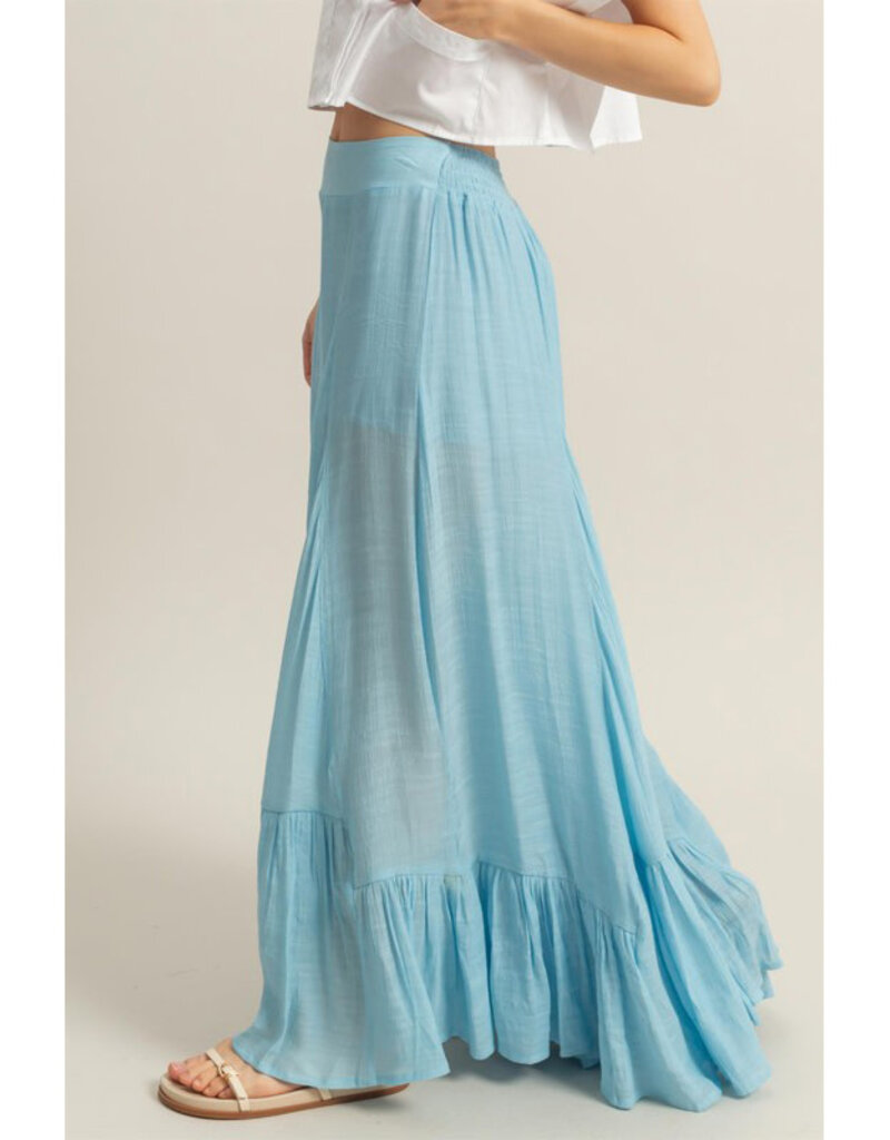 Hyfve Semi Sheer Ruffle Pants