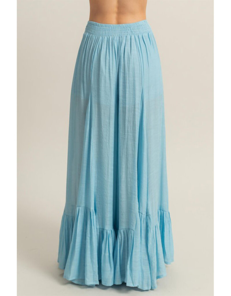 Hyfve Semi Sheer Ruffle Pants