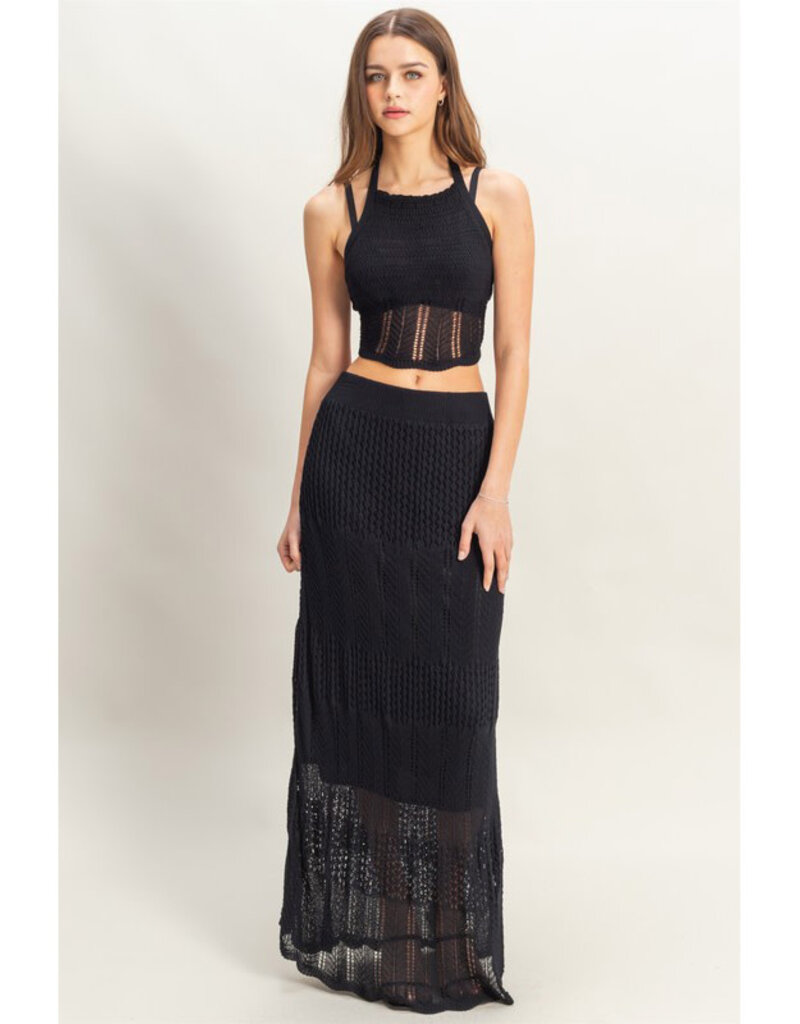 Hyfve Crochet Halter & Maxi Set