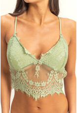 Hyfve Embroidered Lace Bralette
