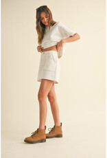 Miou Muse Cotton Mini Skirt