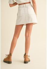 Miou Muse Cotton Mini Skirt