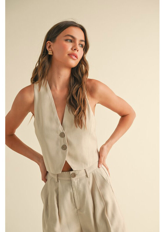 Miou Muse Cropped Vest