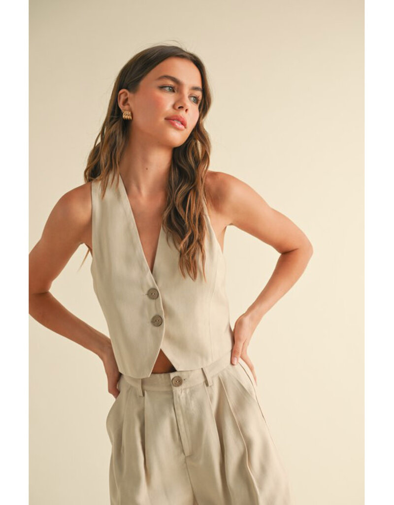Miou Muse Cropped Vest