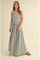 Miou Muse Striped Crop Tank