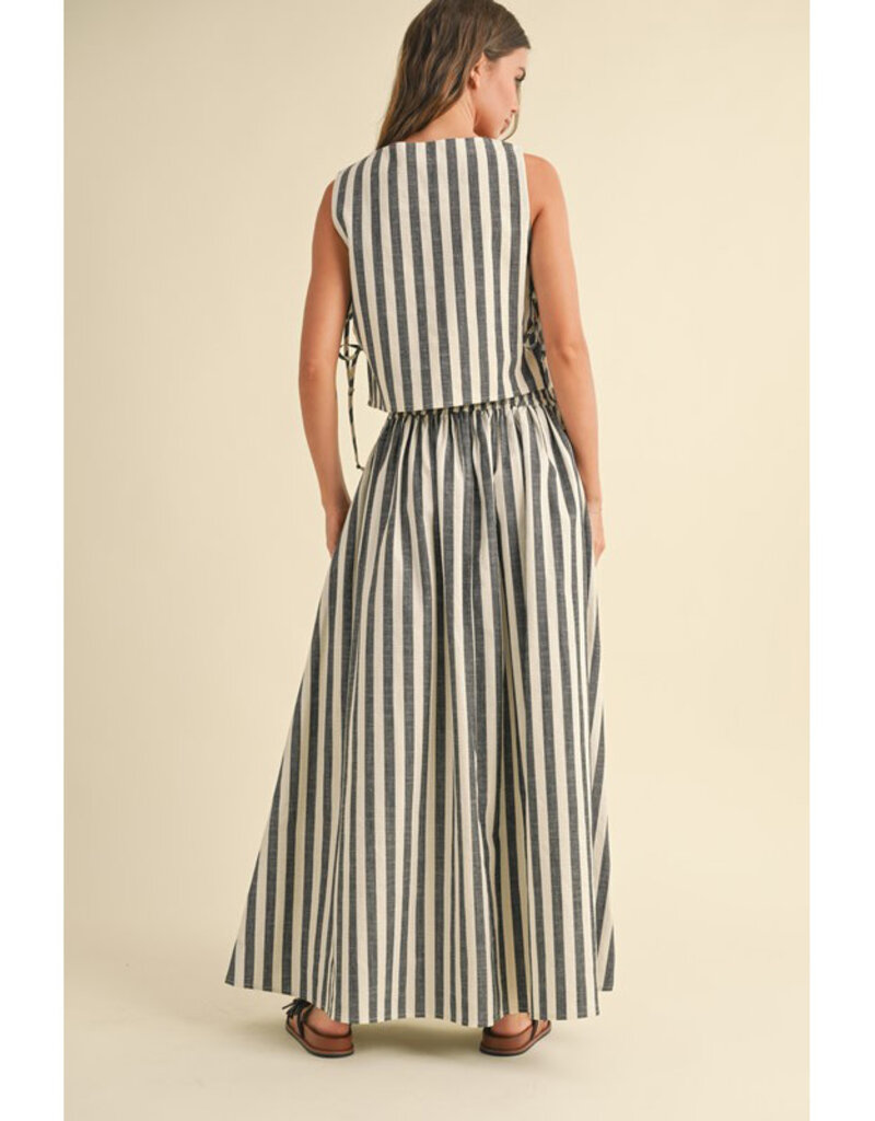 Miou Muse Striped Crop Tank
