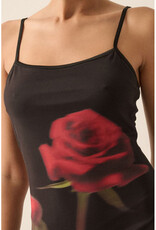 Promesa Rose Print Mesh Maxi Dress
