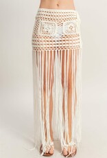Hyfve Crochet Fringe Skirt