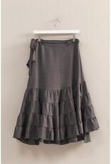 Hyfve Wrap Midi Skirt