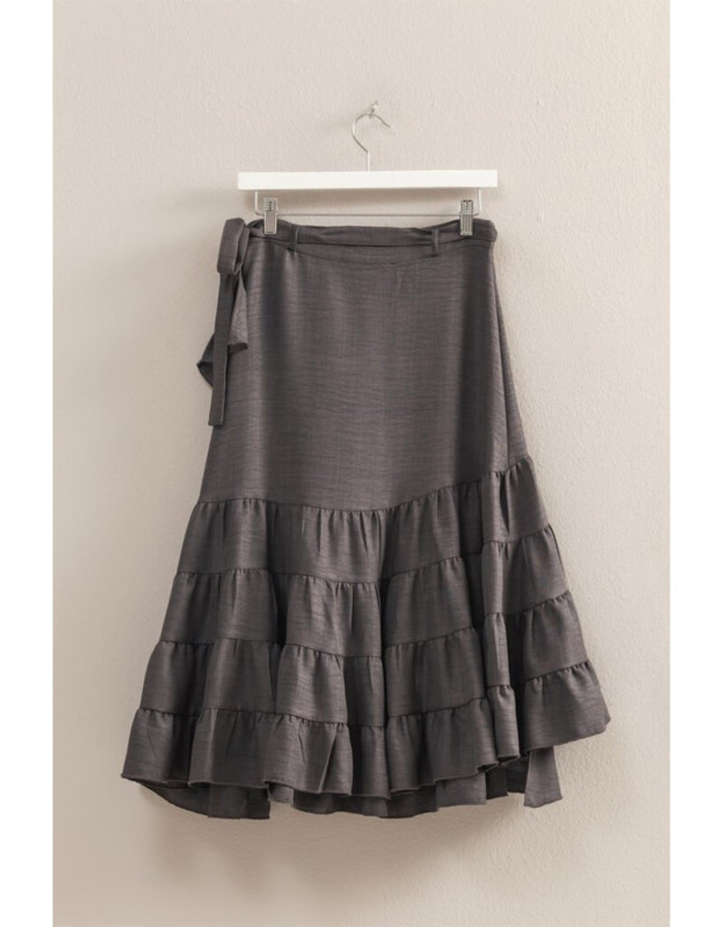 Hyfve Wrap Midi Skirt