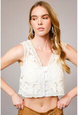 blue b. collection Crochet Vest