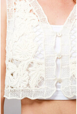 blue b. collection Crochet Vest