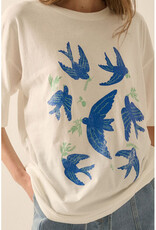 Promesa Vintage Birds Graphic Tee