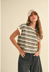 Miou Muse Multi Stripe Tee