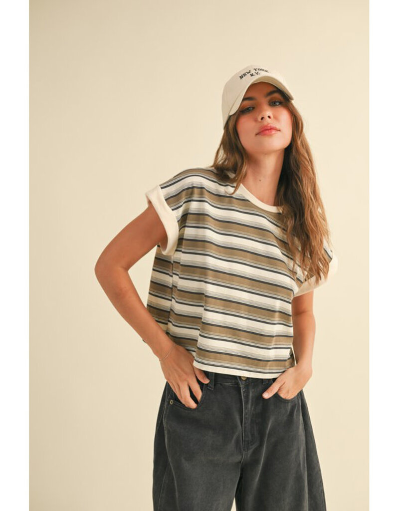 Miou Muse Multi Stripe Tee