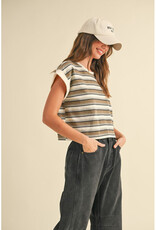 Miou Muse Multi Stripe Tee