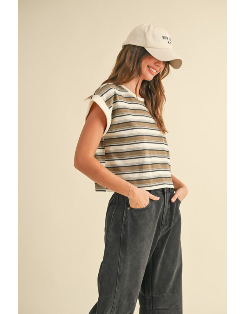 Miou Muse Multi Stripe Tee