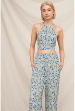 En Creme Halter Top & Pants Set