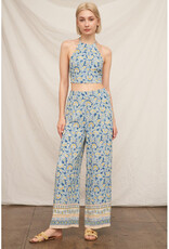 En Creme Halter Top & Pants Set