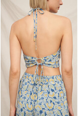 En Creme Halter Top & Pants Set