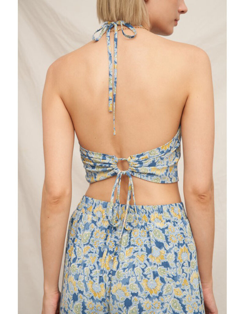 En Creme Halter Top & Pants Set