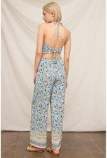En Creme Halter Top & Pants Set