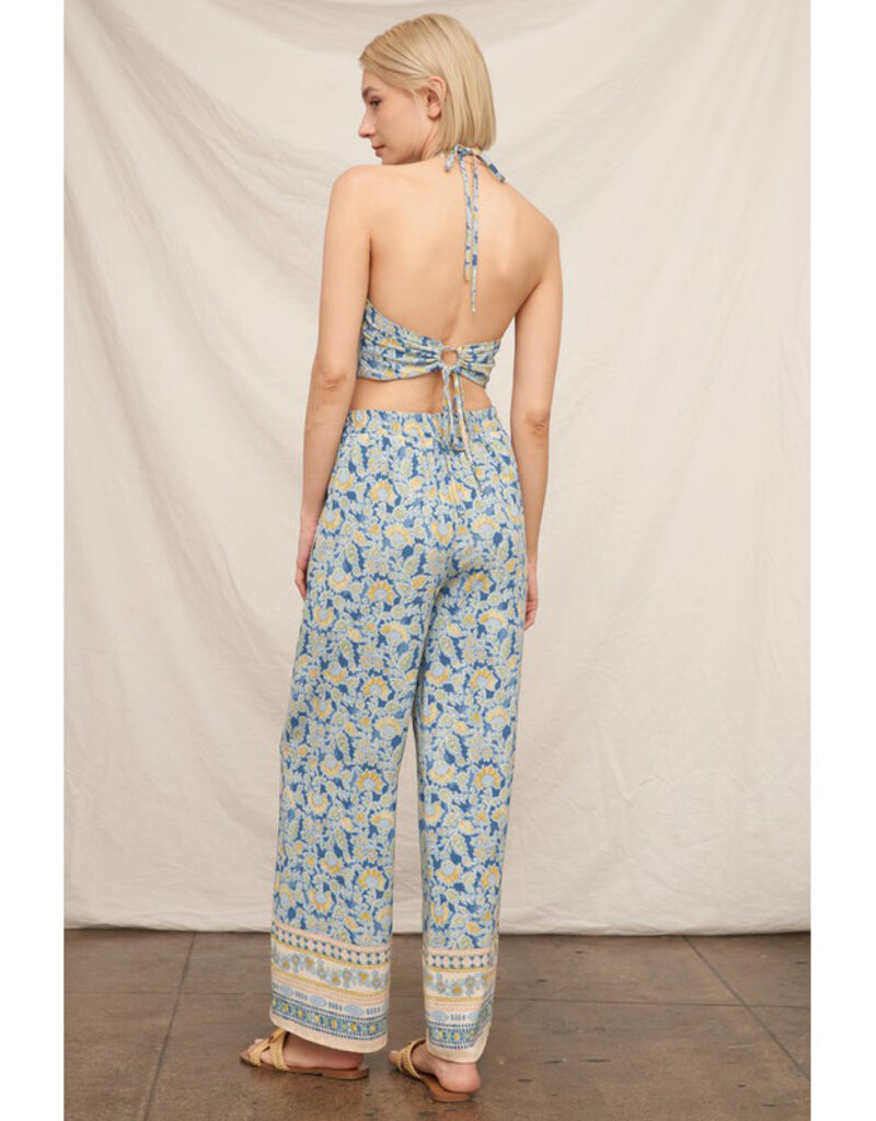 En Creme Halter Top & Pants Set