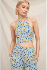 En Creme Halter Top & Pants Set