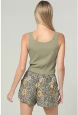 Angie Print Shorts
