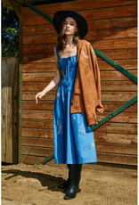 Raisonnel Embroidered Faux Suede Jacket