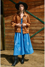 Raisonnel Embroidered Faux Suede Jacket