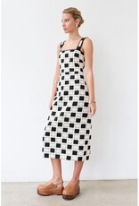 Raisonnel Color Block Crochet Dress