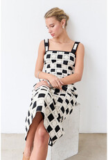 Raisonnel Color Block Crochet Dress