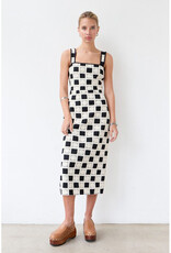 Raisonnel Color Block Crochet Dress