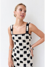 Raisonnel Color Block Crochet Dress