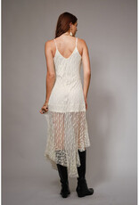 blue b. collection Asymmetrical Lace Mini Dress