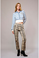 blue b. collection Snakeskin Print Jeans