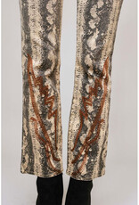 blue b. collection Snakeskin Print Jeans