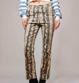 blue b. collection Snakeskin Print Jeans
