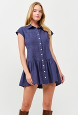 ILLA ILLA Linen Mini Dress