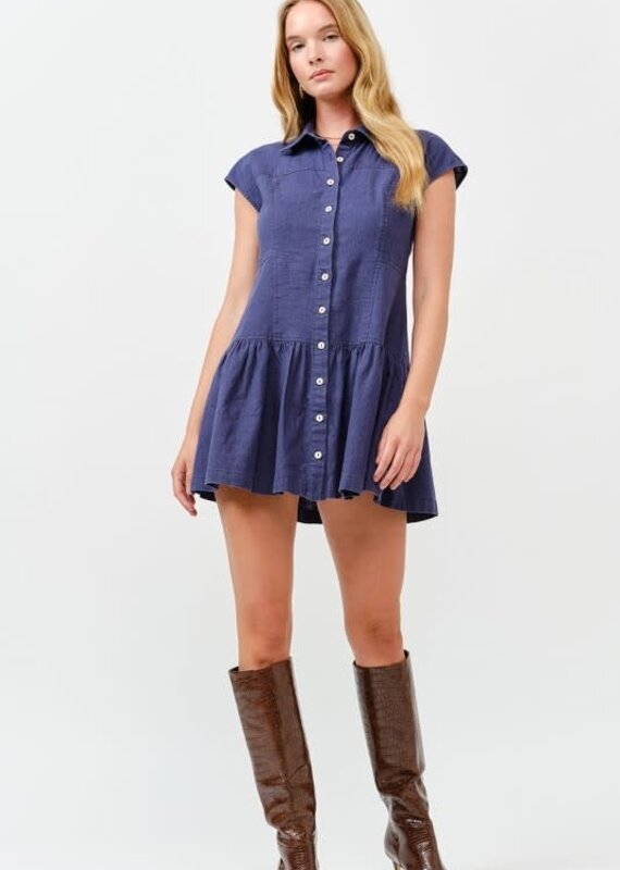 ILLA ILLA Linen Mini Dress