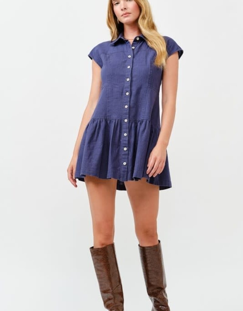 ILLA ILLA Linen Mini Dress