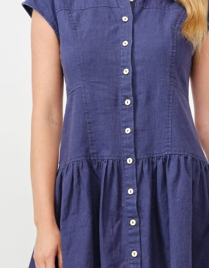 ILLA ILLA Linen Mini Dress