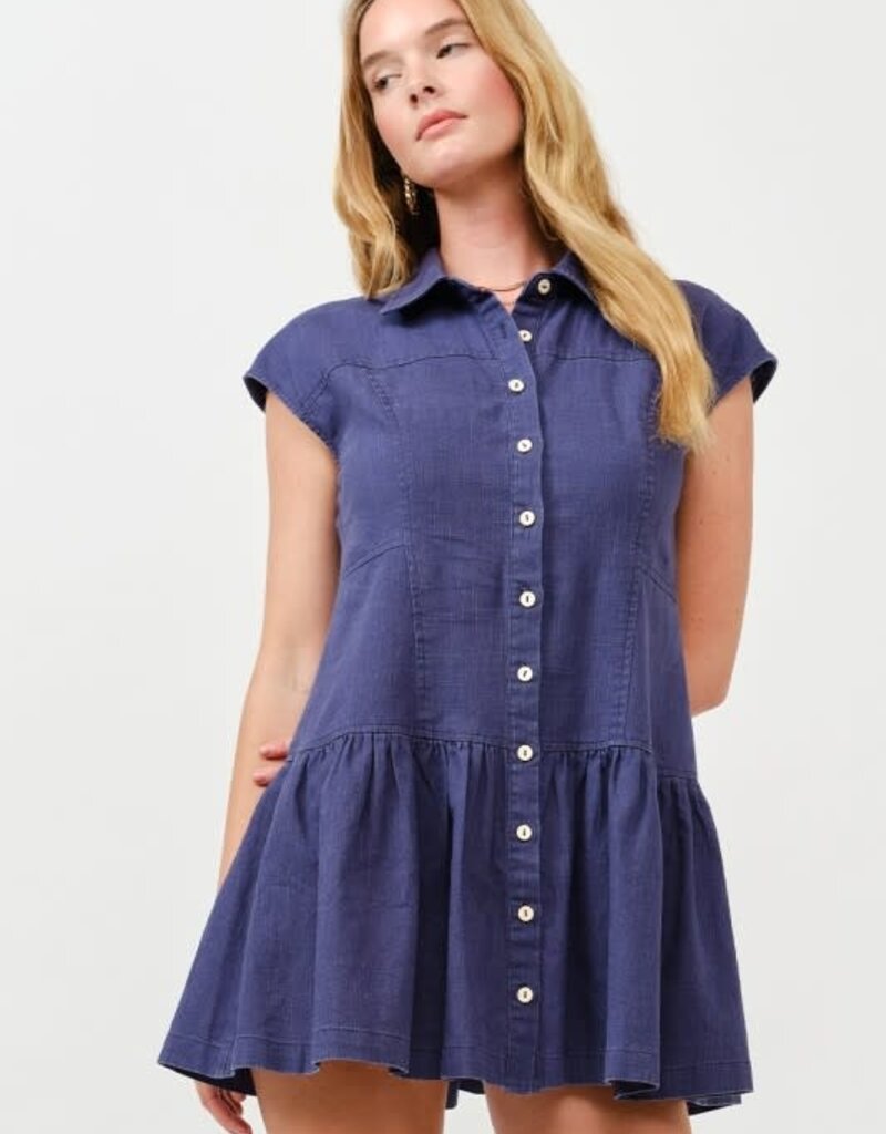ILLA ILLA Linen Mini Dress