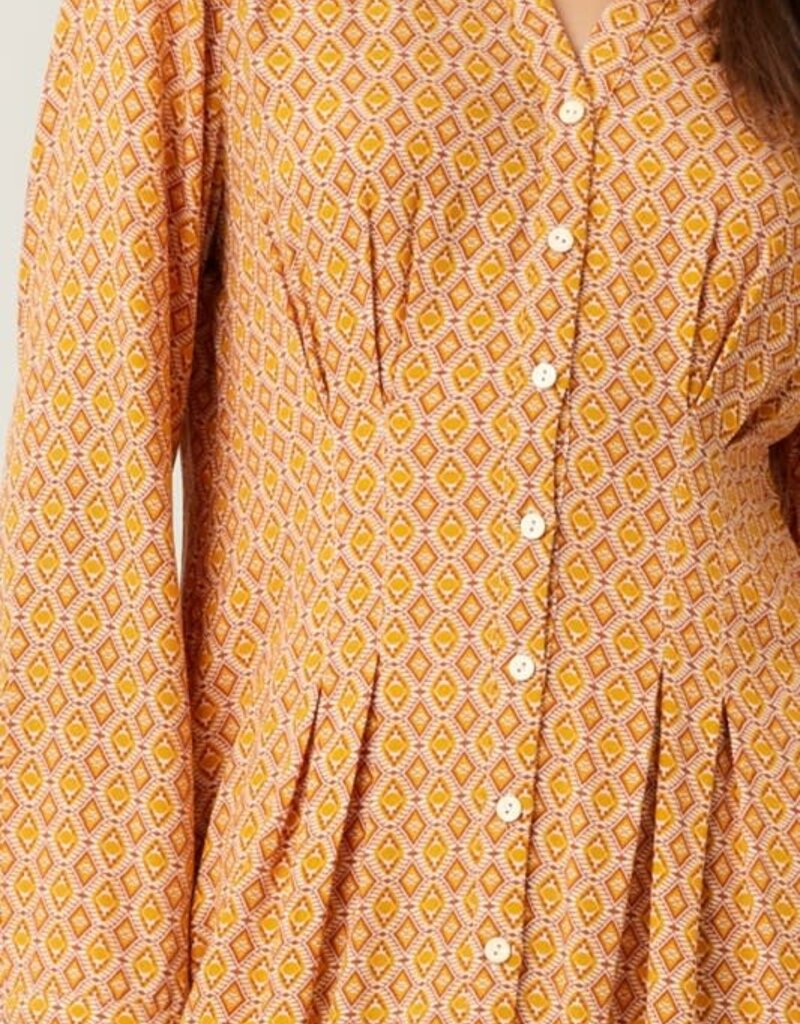 ILLA ILLA Copper Shirt Dress