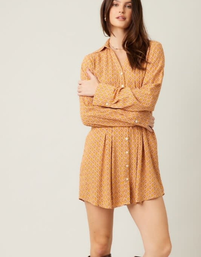 ILLA ILLA Copper Shirt Dress