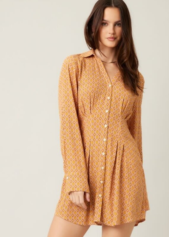 ILLA ILLA Copper Shirt Dress