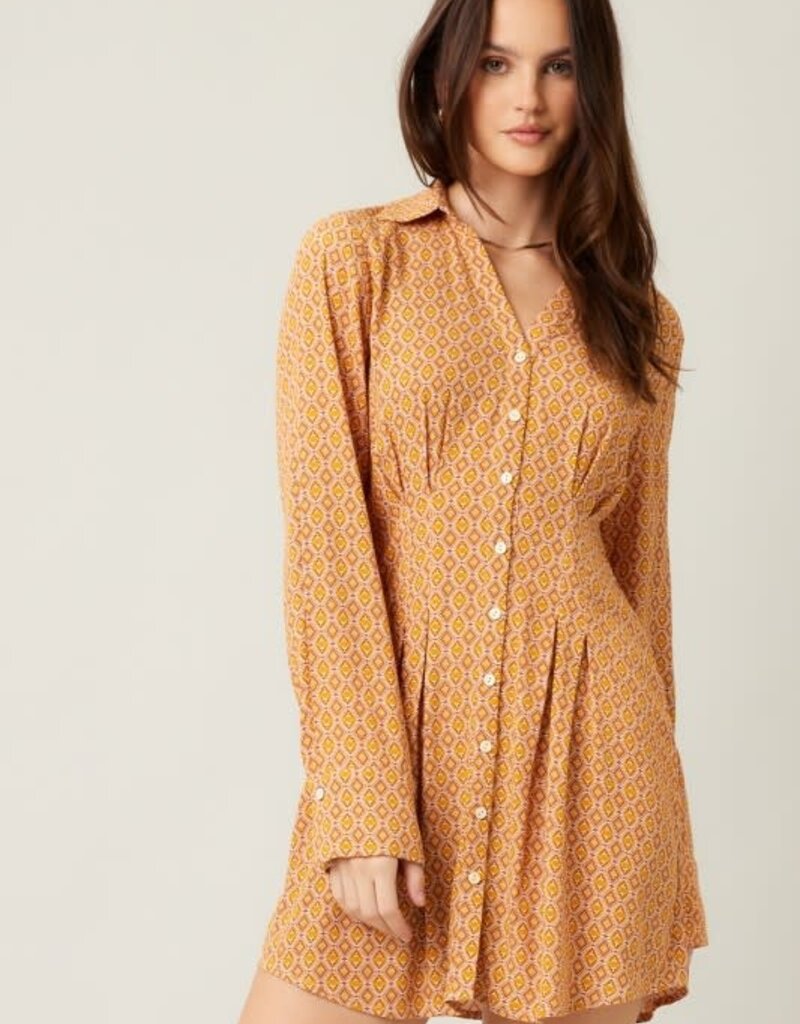 ILLA ILLA Copper Shirt Dress